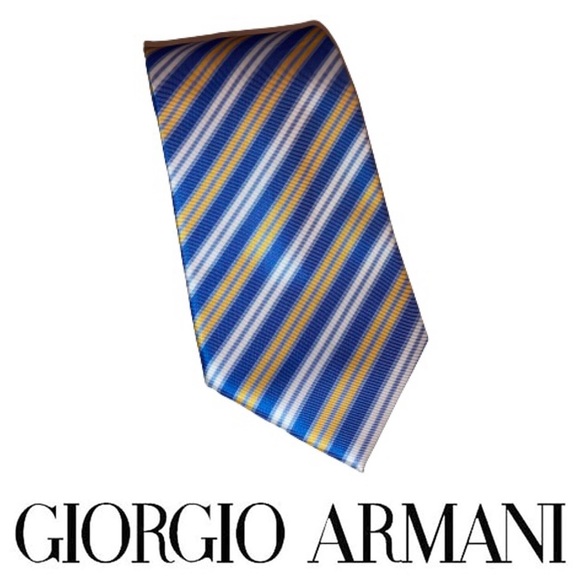 Giorgio Armani Necktie Men Silk Tie - Picture 1 of 9